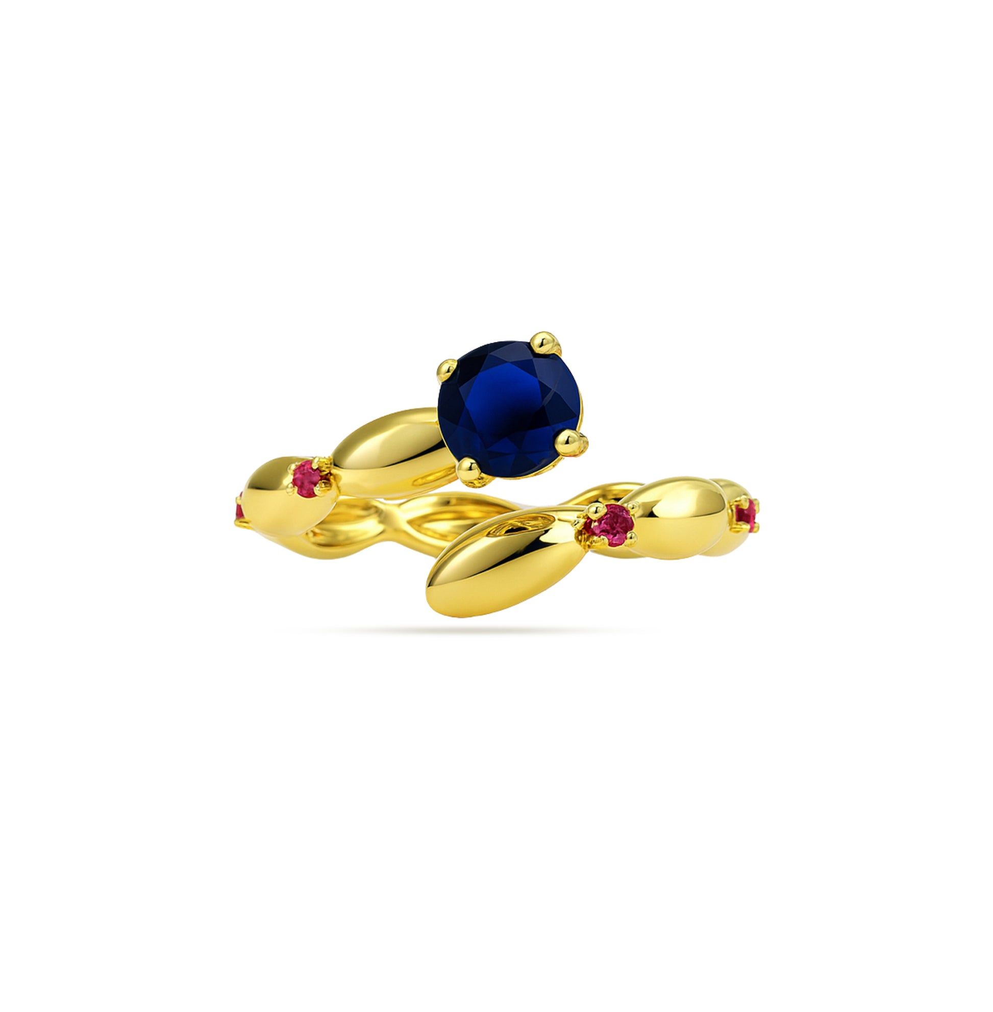 Blue Brilliance Sterling Silver Ring