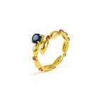 Blue Brilliance Sterling Silver Ring