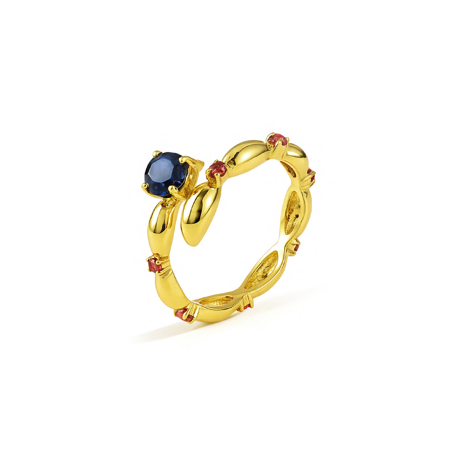 Blue Brilliance Sterling Silver Ring