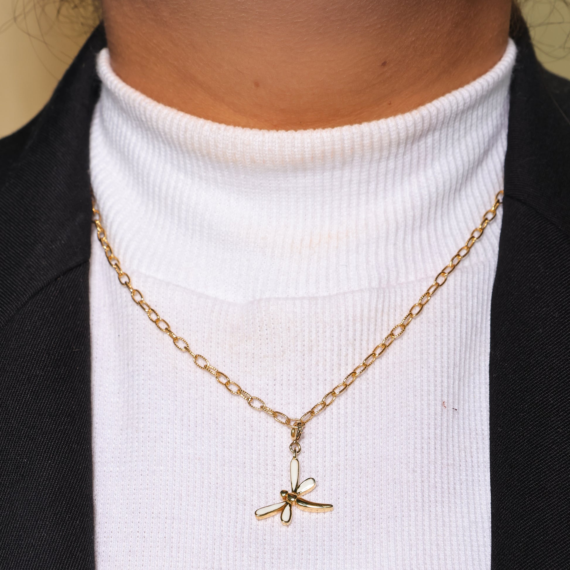 Butterfly Enamel 925 Silver Pendant