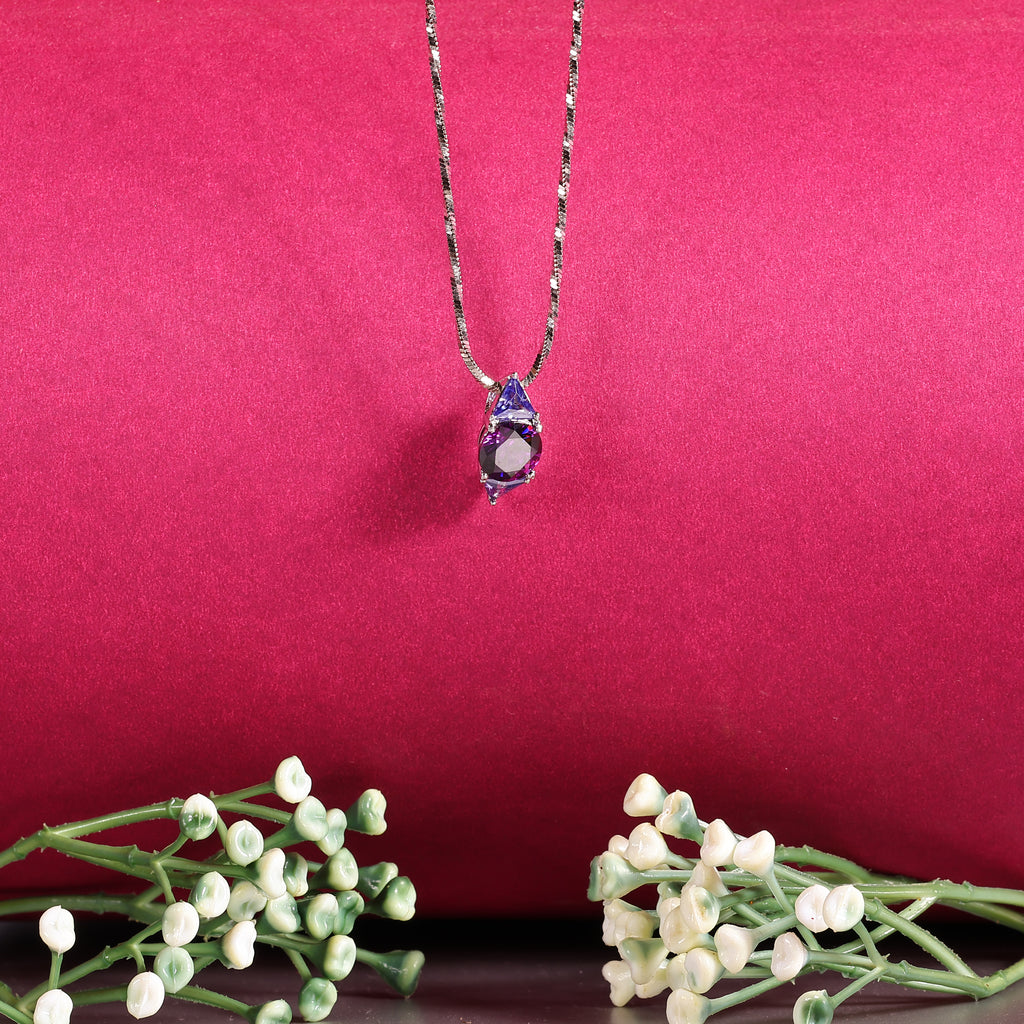 Amethyst 925 Silver Pendant Charm