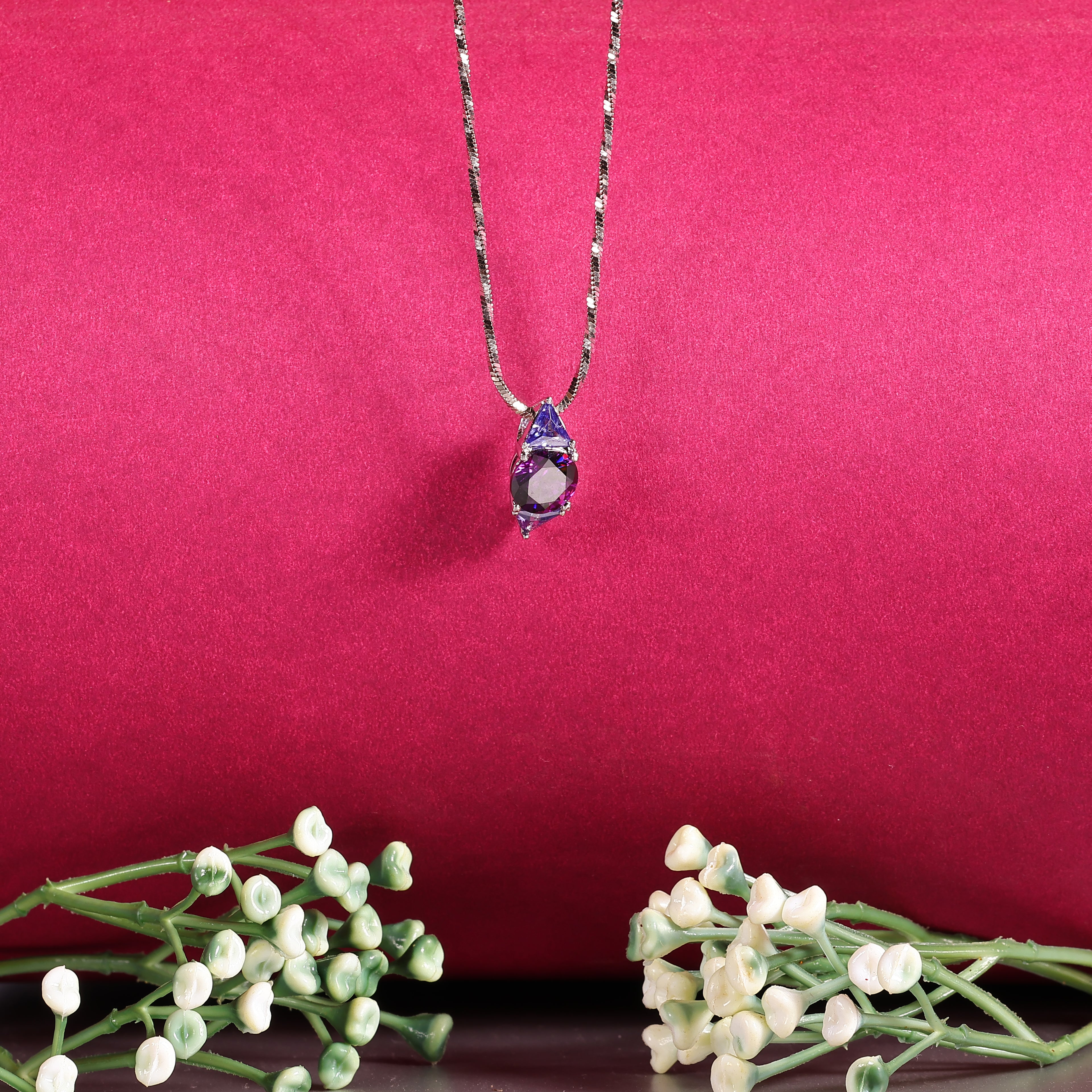 Amethyst 925 Silver Pendant Charm