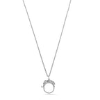 Sleek Jaguar on Hoop Charm - 925 Silver Pendant