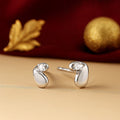 Heart Sparkle 925 Silver Studs Earrings