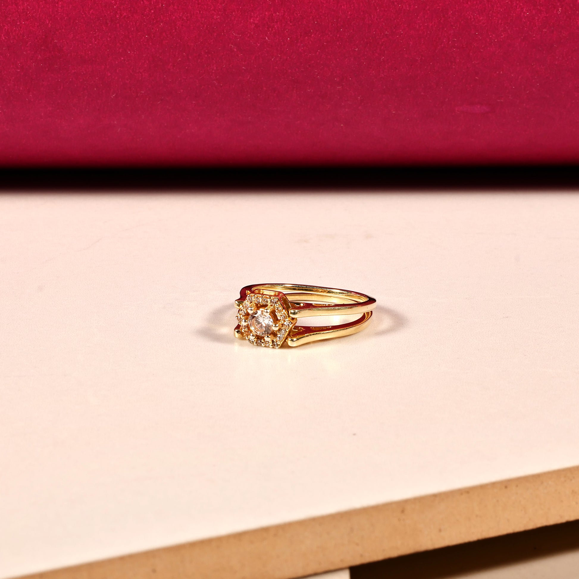 925 Silver Halo Band Ring