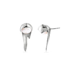 Melted Gold Drip Studs Earrings - 925 Silver (Gold Plated)