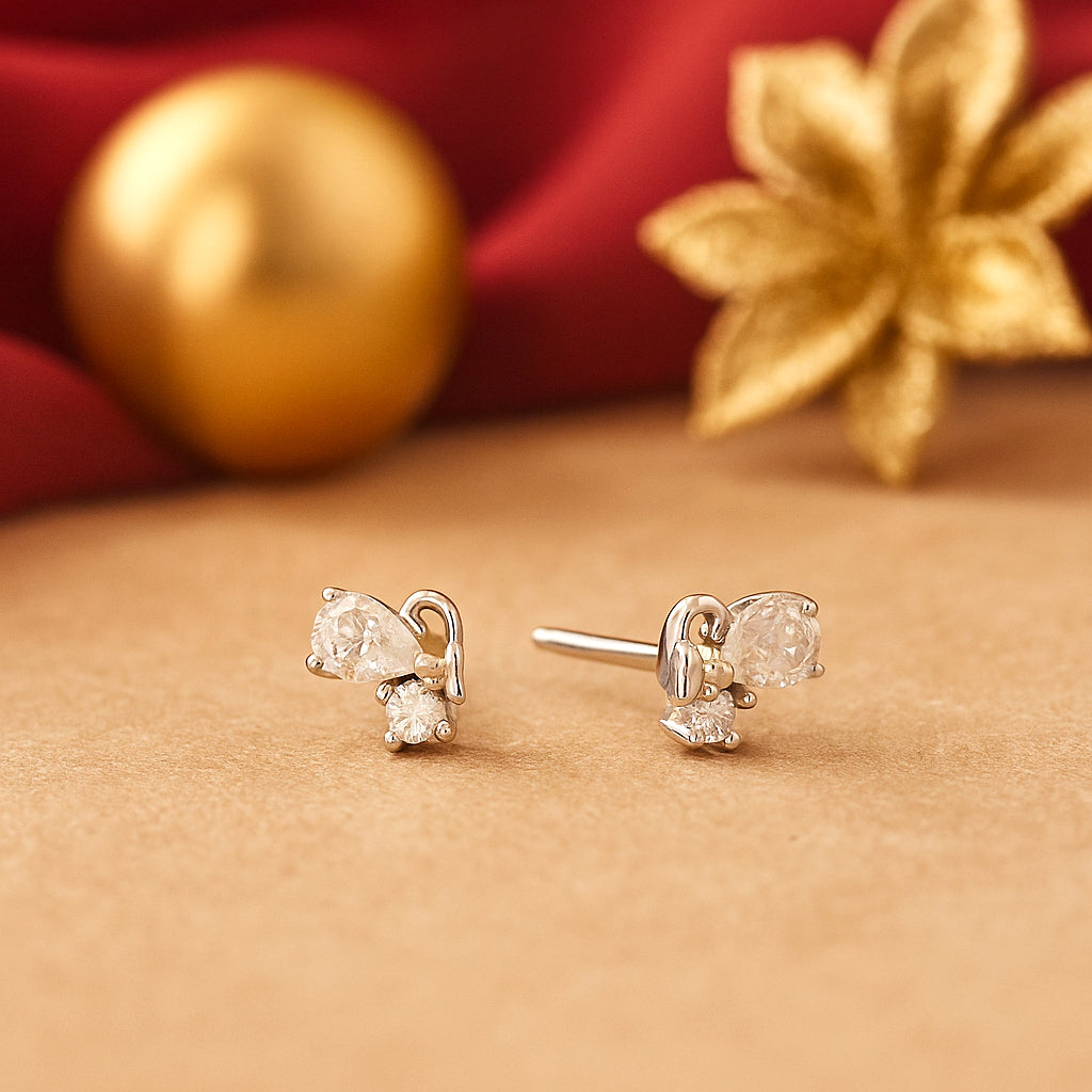 Minimalist Teardrop Crystal Earrings | Toi et Moi Style