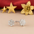Mini Flower 925 Silver Studs Earrings