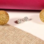 Trendy Solitaire 925 Silver Earring