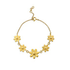 925 Silver Daisy Flower Bracelet
