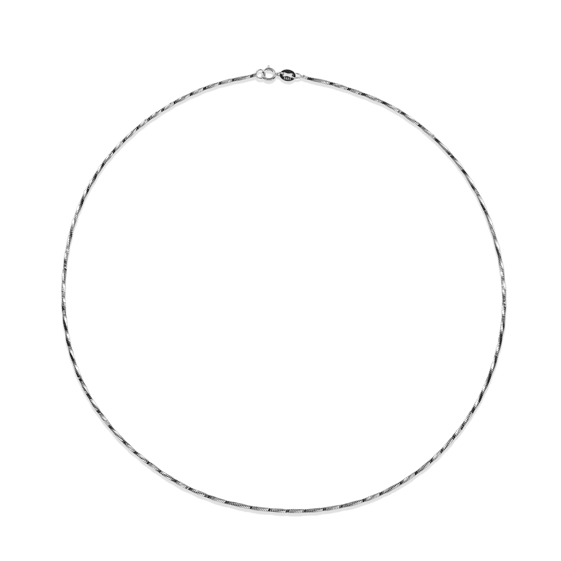 Classic Italian 925 Silver Chain Necklace - 925 Hallmarked