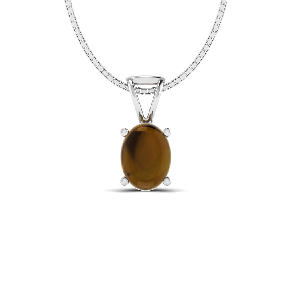 Smoky Quartz in 925 Silver Pendant