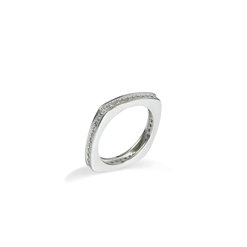 925 Silver Minimalist Stackable Band Ring