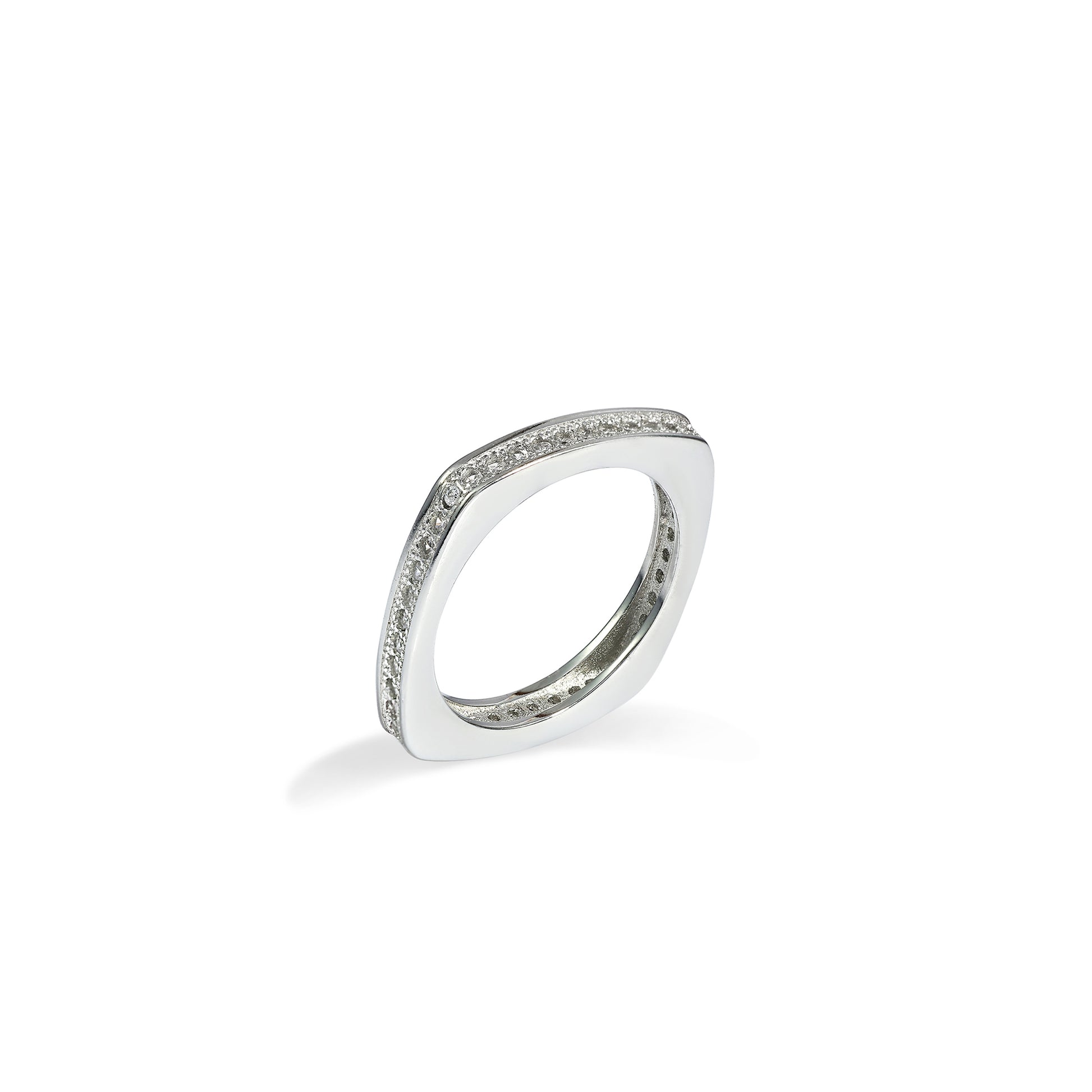 925 Silver Minimalist Stackable Band Ring
