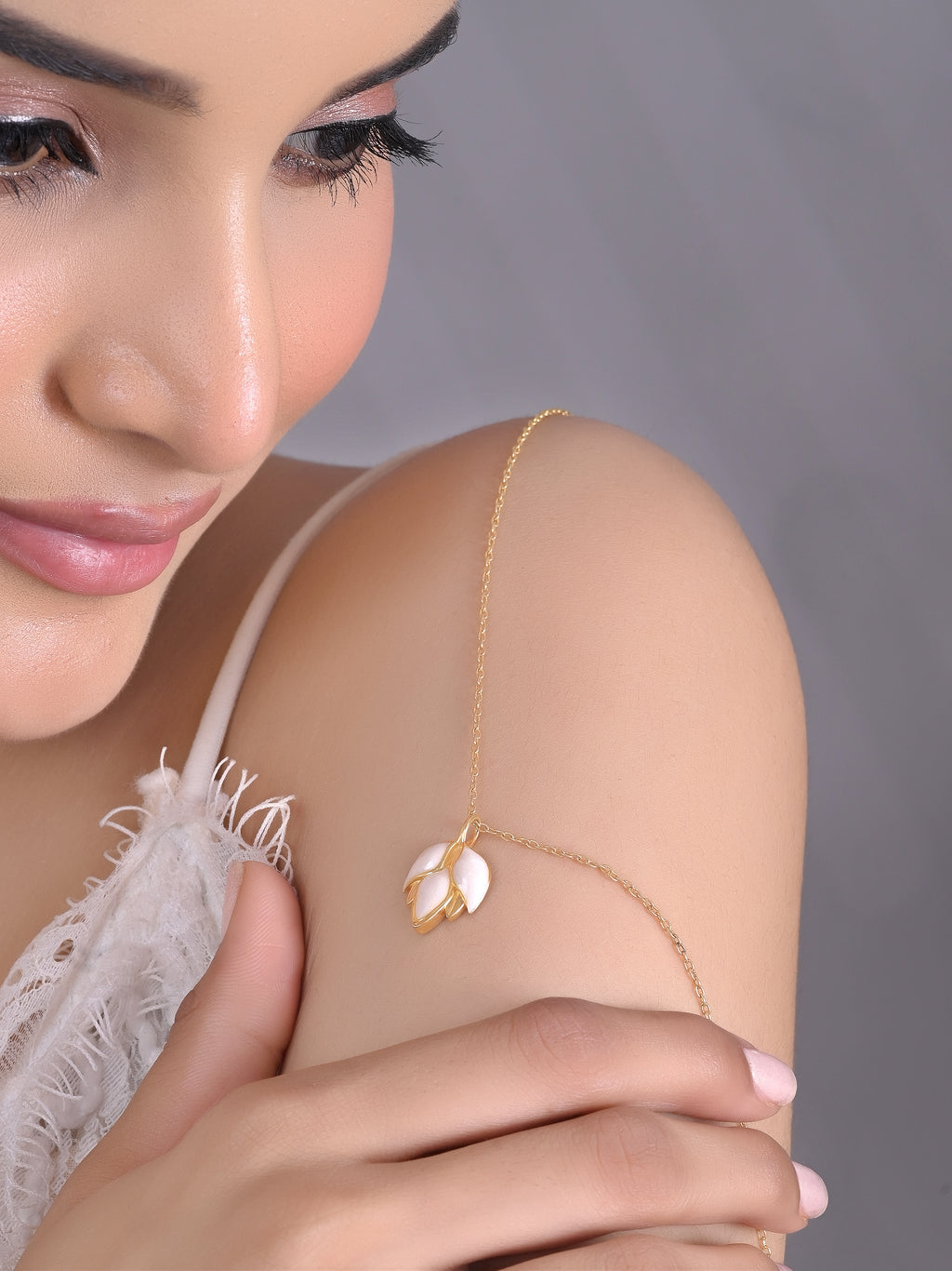 Blooming Beauty Enamel 925 Silver Pendant