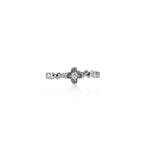 Stone Studded 925 Silver Band Ring