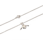 Sterling Silver 3D Bumblebee Pendant Necklace