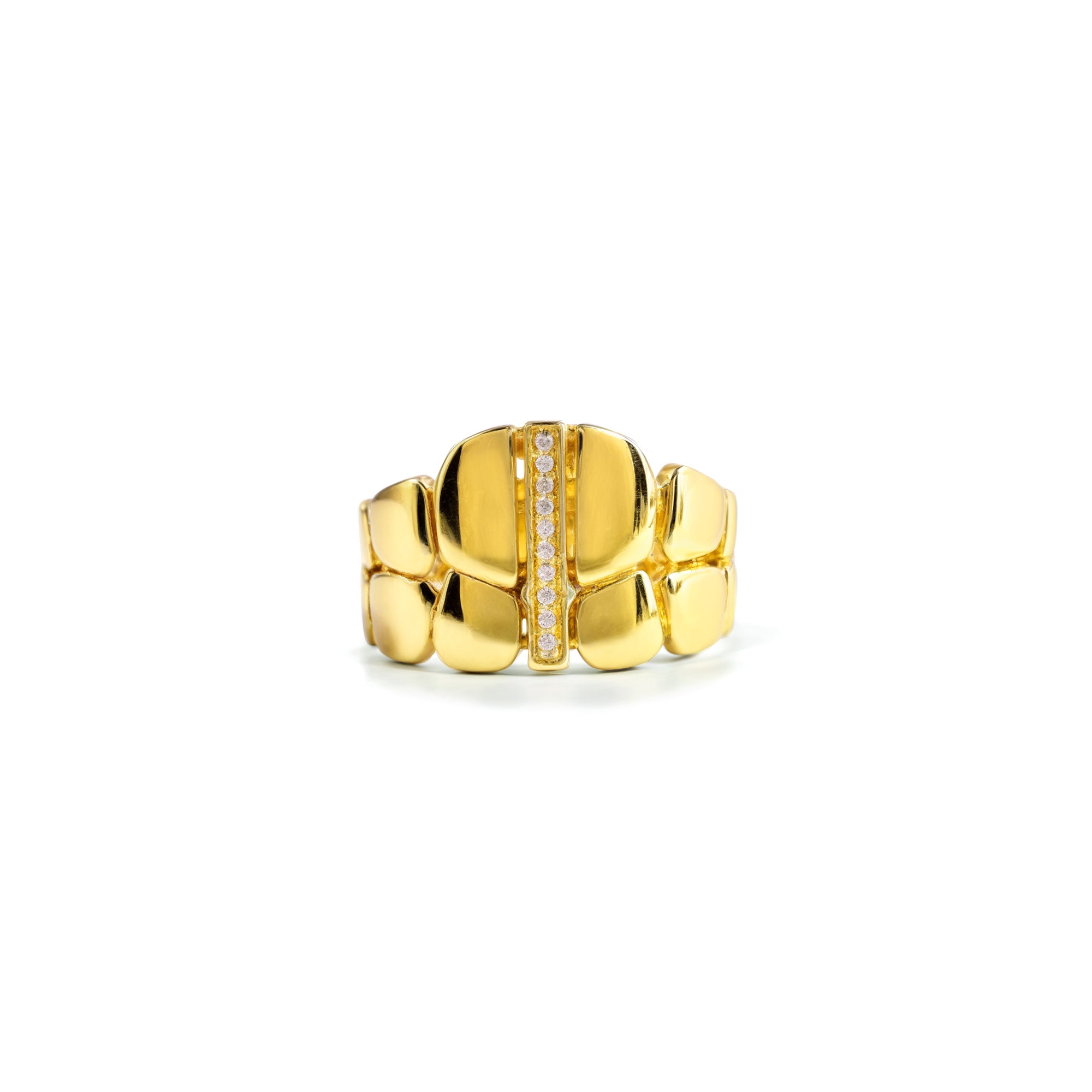 Modern 925 Silver Band Ring