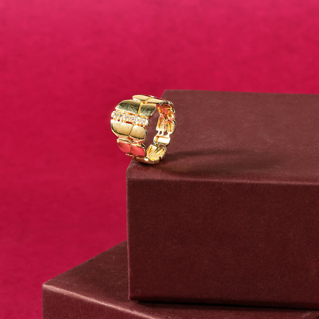 Modern 925 Silver Band Ring