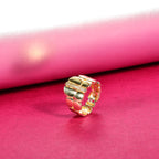 Modern 925 Silver Band Ring