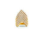 Classic White Stone Cocktail Ring – 925 Silver