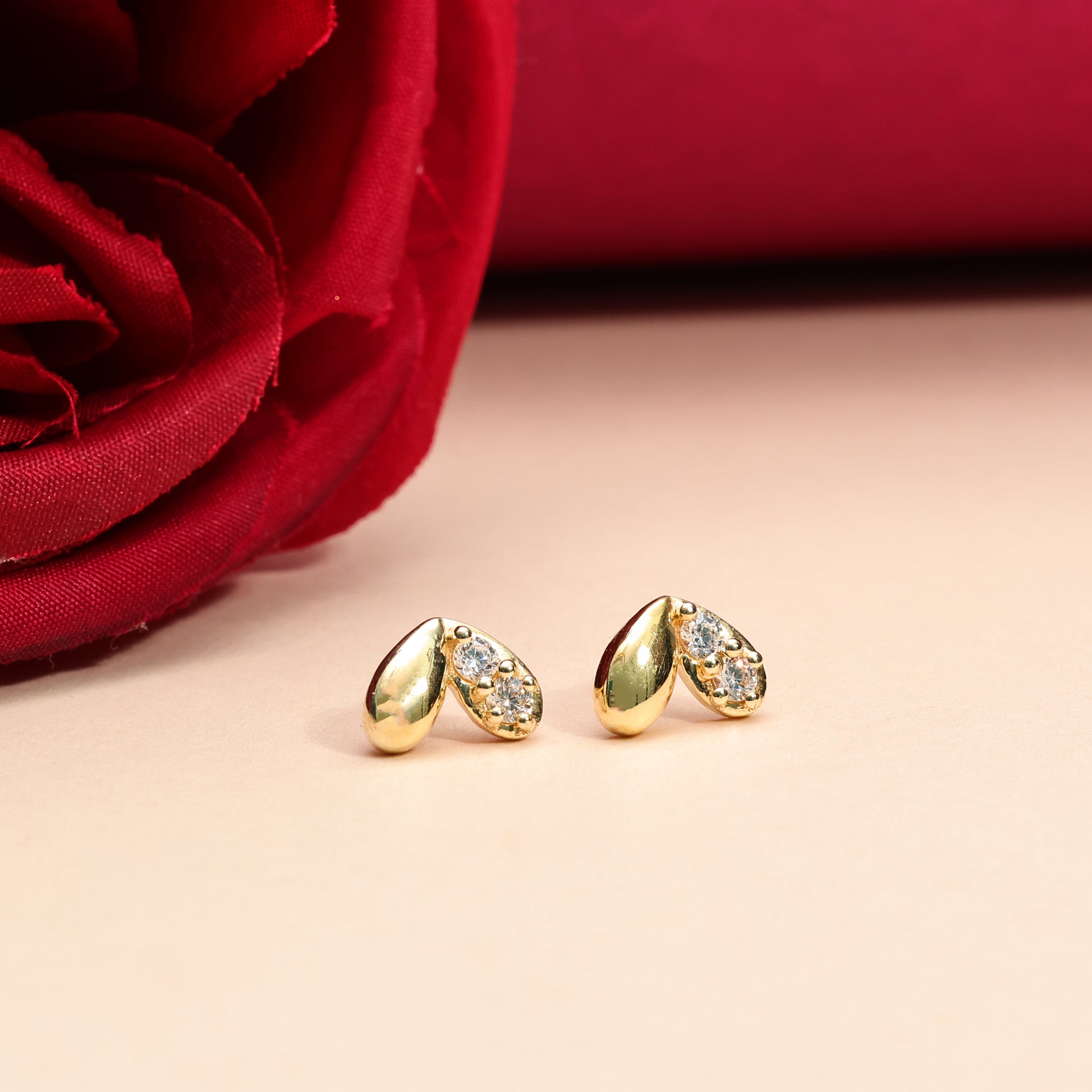 Heart Shaped 925 Silver Earring