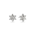 Bloom Silver Diamond 925 Studs Earrings