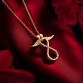 Guardian Angel Infinity Necklace - 925 Silver