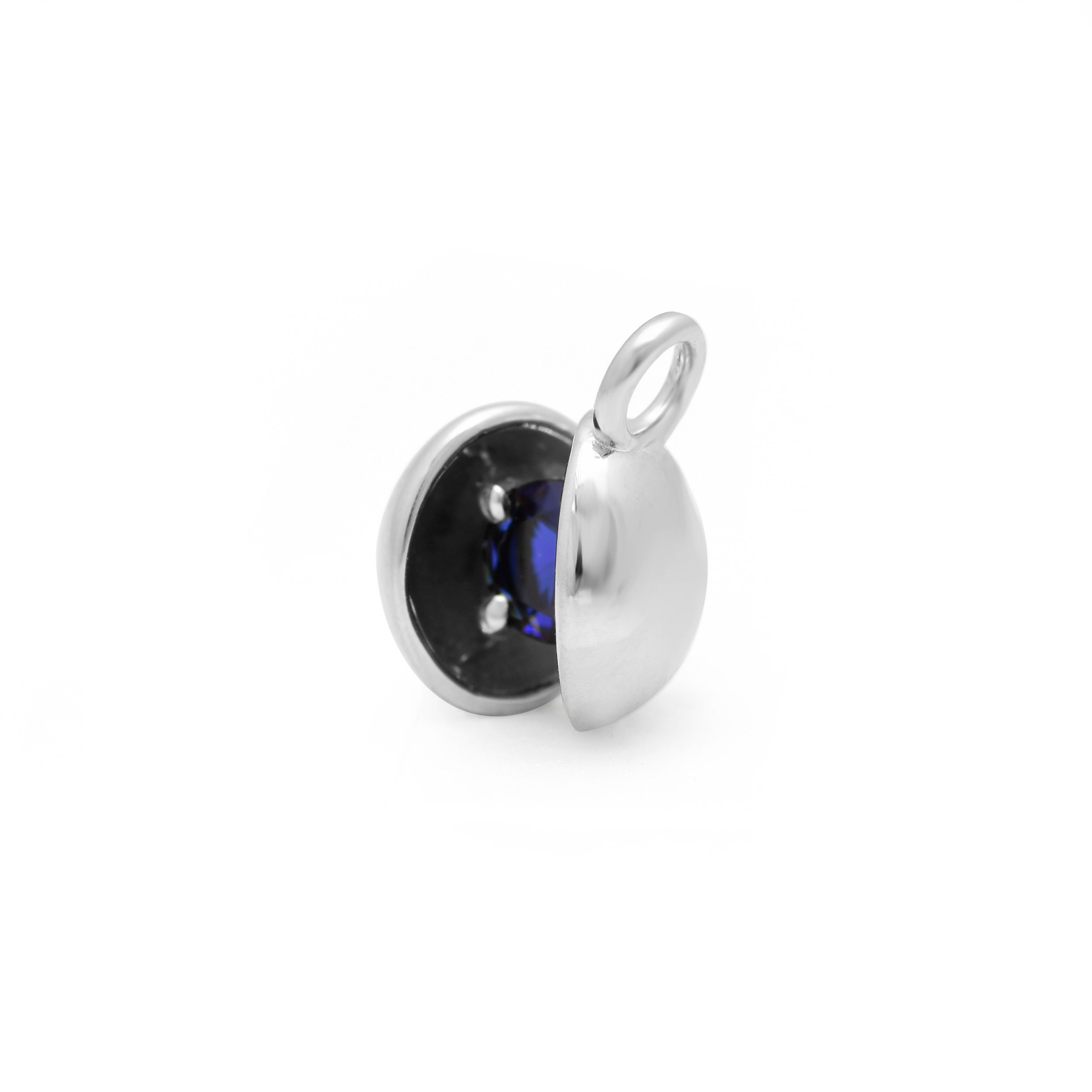 Modern Open Sphere Necklace - 925 Silver