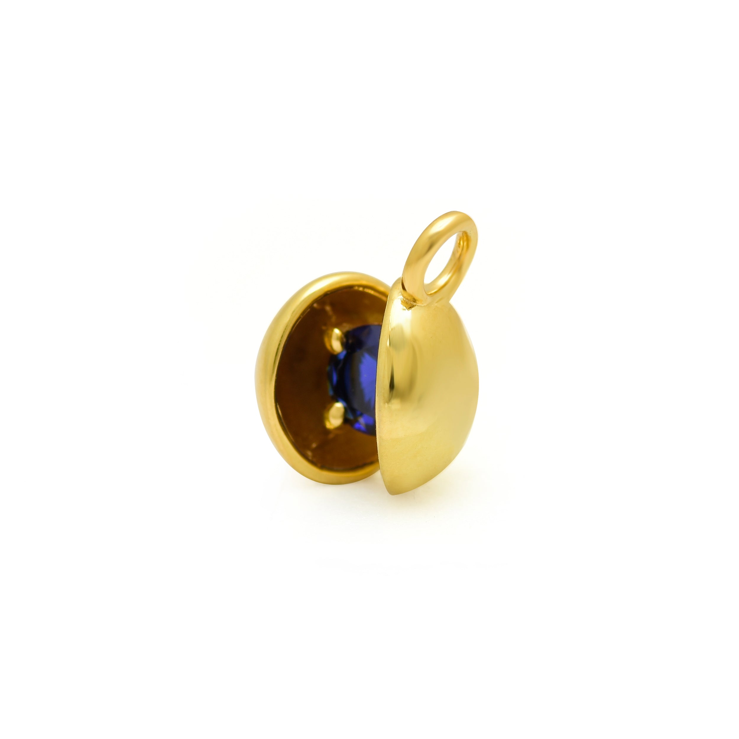 Modern Open Sphere Necklace - 925 Silver