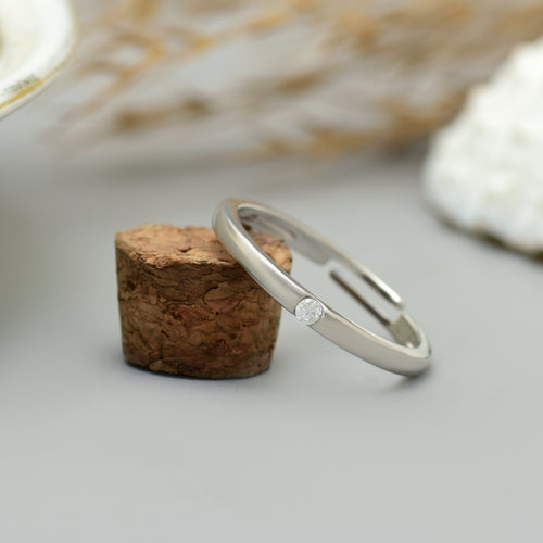 925 Sliver Classic Band Ring