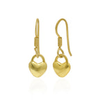 Minimalist Heart Dangle 925 Silver Earrings | Lightweight Charm