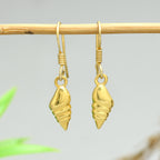 Cute croissant-shaped 925 Silver Earring