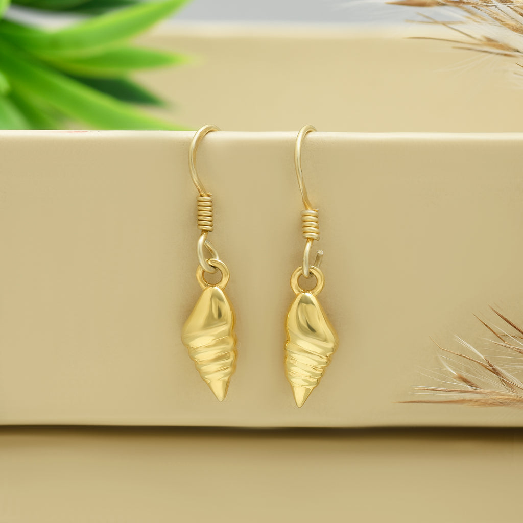 Cute croissant-shaped 925 Silver Earring