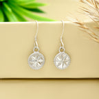 Celestial Star Disc Earrings - Certified 925 Silver
