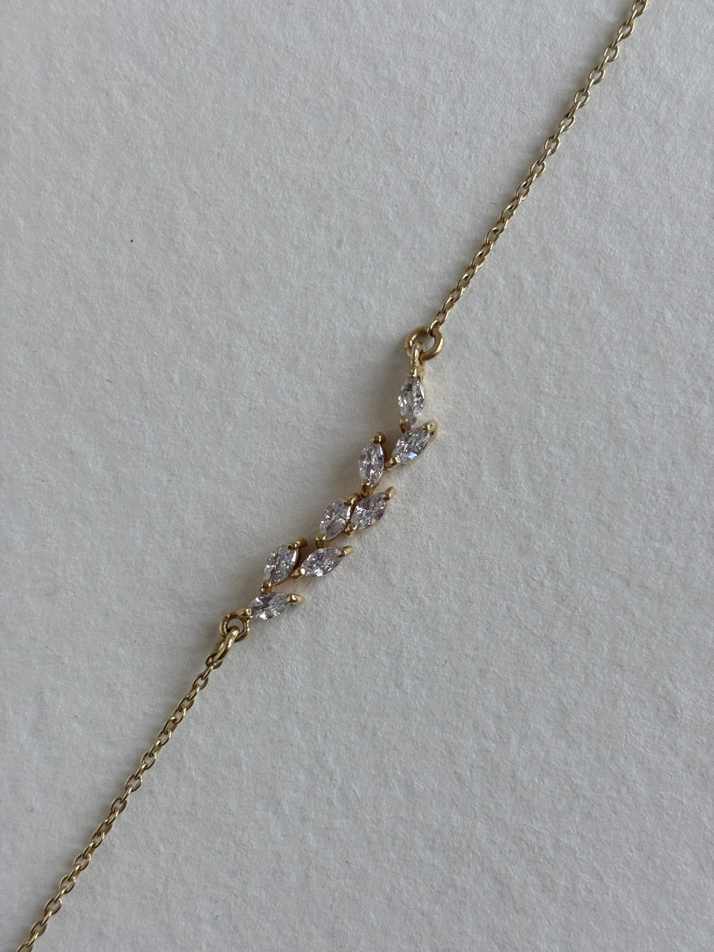 925 Silver Marquise Leaf Bracelet