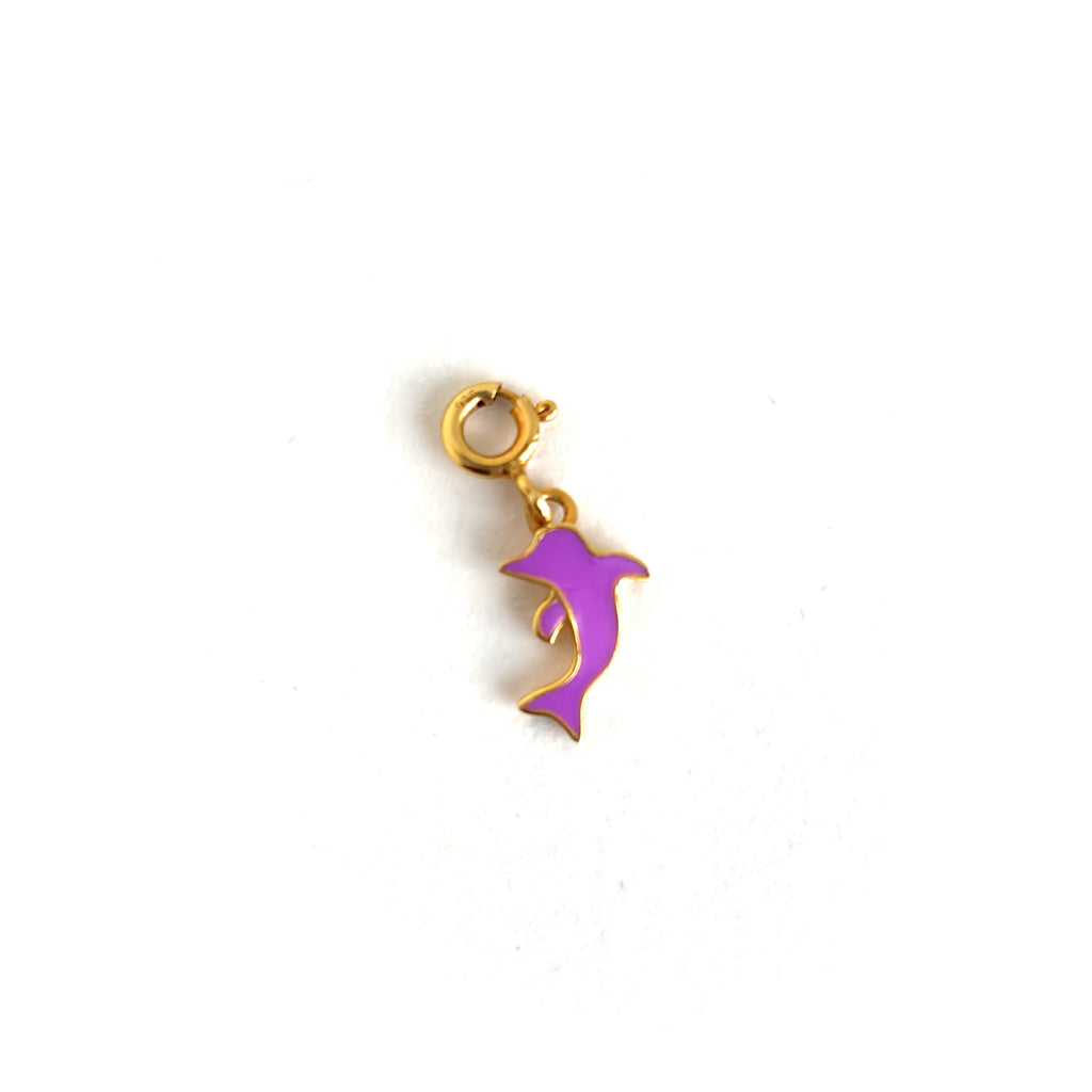 Dolphin Enamel 925 Silver Pendant