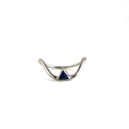 Lapis Swirl Sterling 925 Silver Ring