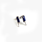 Artistic Textured 925 Silver Studs Earrings