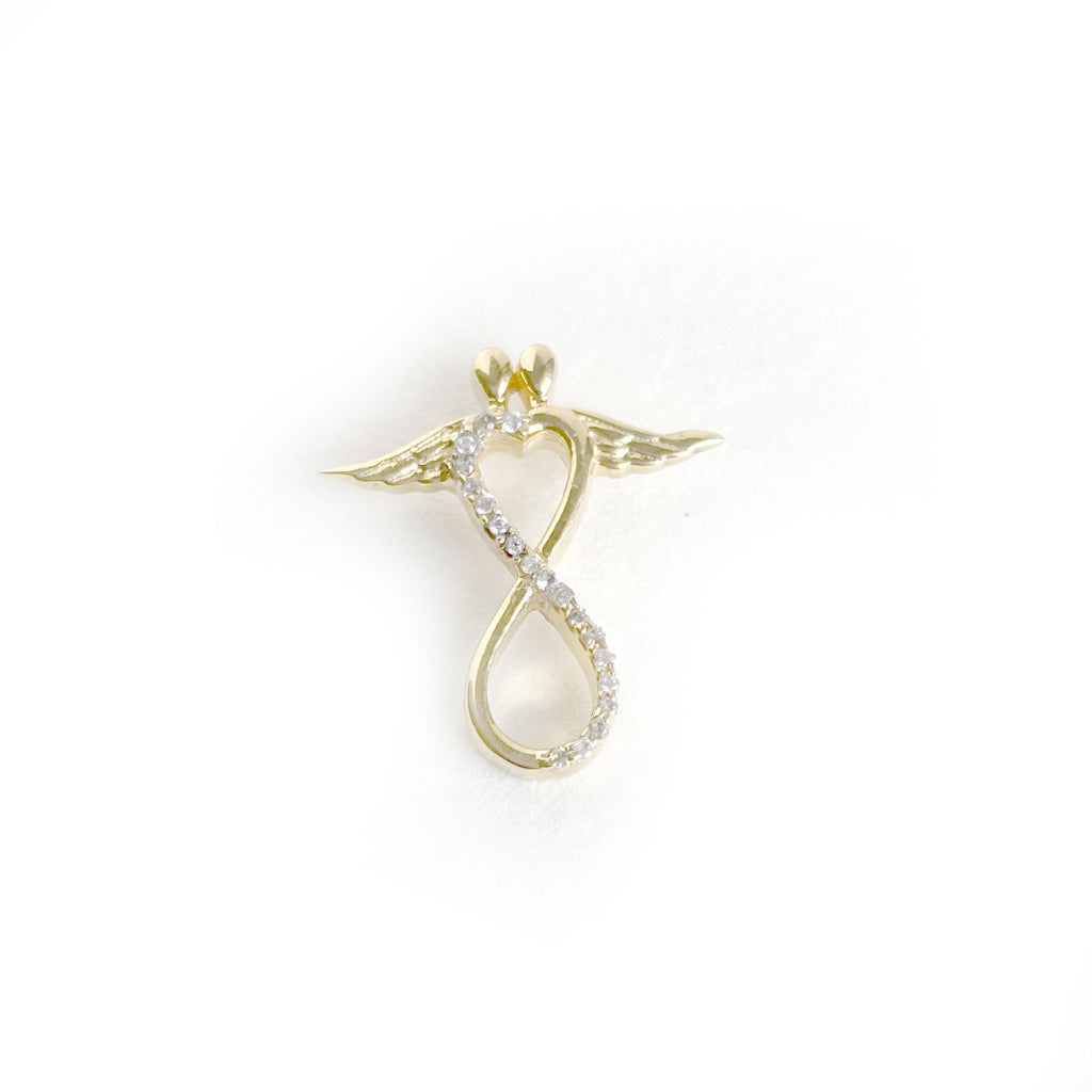 Guardian Angel Infinity Necklace - 925 Silver