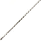 18k Gold Plated Textured Oval Link Chain Bracelet