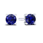 Ocean Blue 925 Silver Studs Earrings