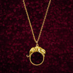 Sleek Jaguar on Hoop Charm - 925 Silver Pendant