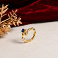 Blue Brilliance Sterling Silver Ring