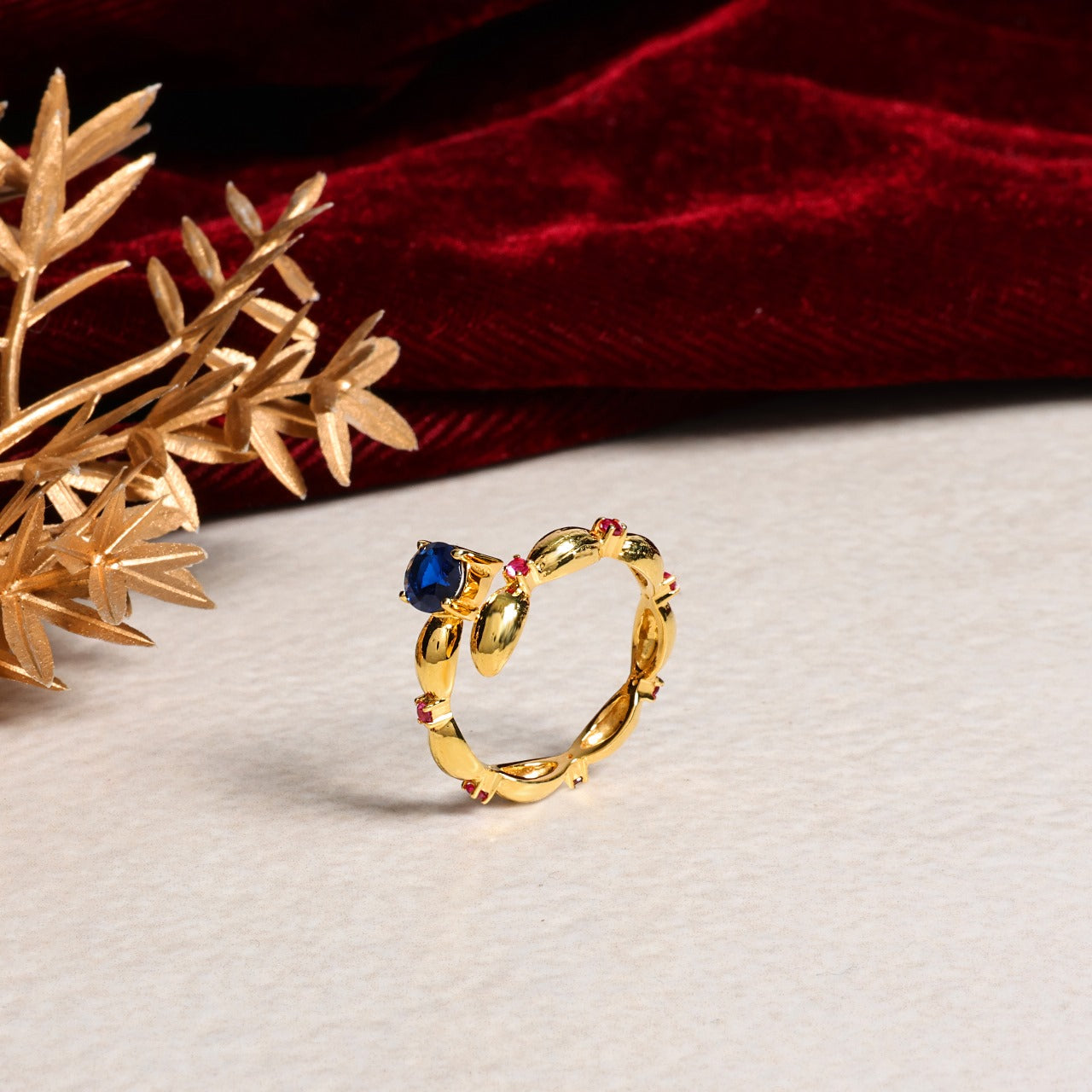 Blue Brilliance Sterling Silver Ring