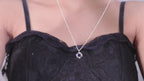 Modern Open Sphere Necklace - 925 Silver
