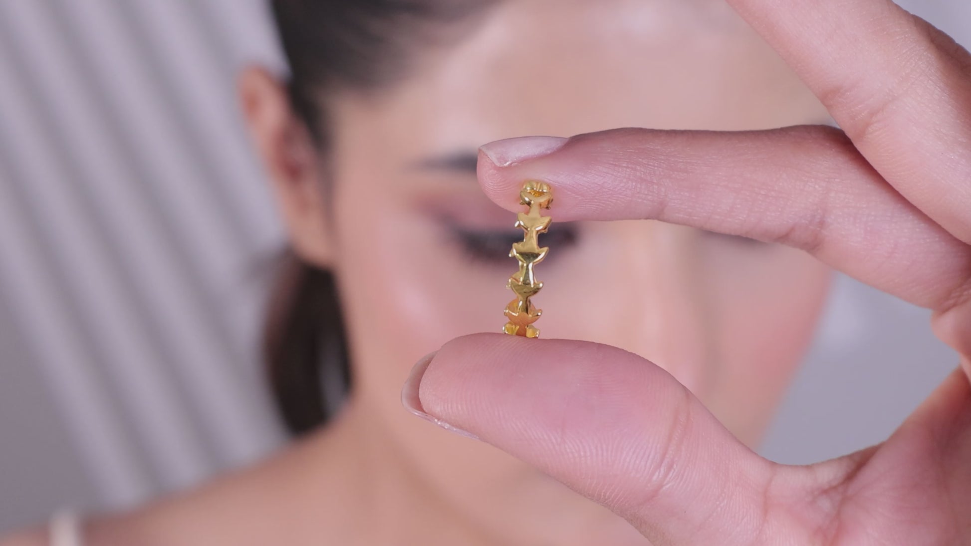 Classic 925 Silver Leafy Band Ring