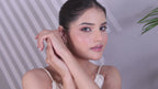 Cute croissant-shaped 925 Silver Earring