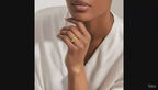 Minimal Gold Finish Silver Adjustable Band
