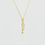 Abstract Melting U-Shape Necklace- 925 Silver